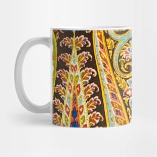 Antique Colorful Floral Pattern Mug